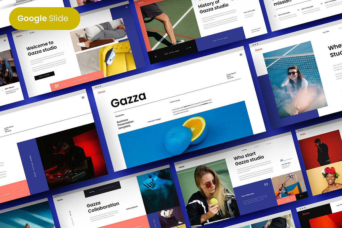Gazza - Business Google Slide Templa, a Presentation Template by Dens Creative Studio (Photo 1 of 6)