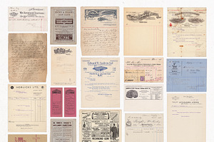 Vintage Ephemera And Overlays