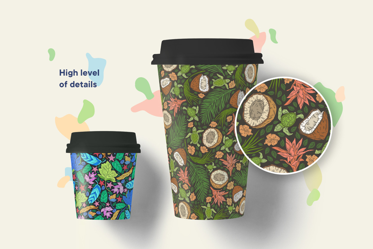 Life in the Tropics patterns, a Pattern Graphic by Piñata (Photo 5 of 14)