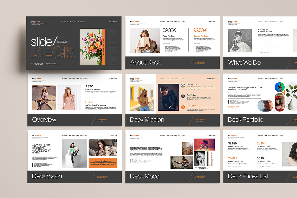 Slide Deck Presentation Template