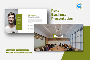 Rexal Business Keynote Template, a Presentation Template by Fortyone