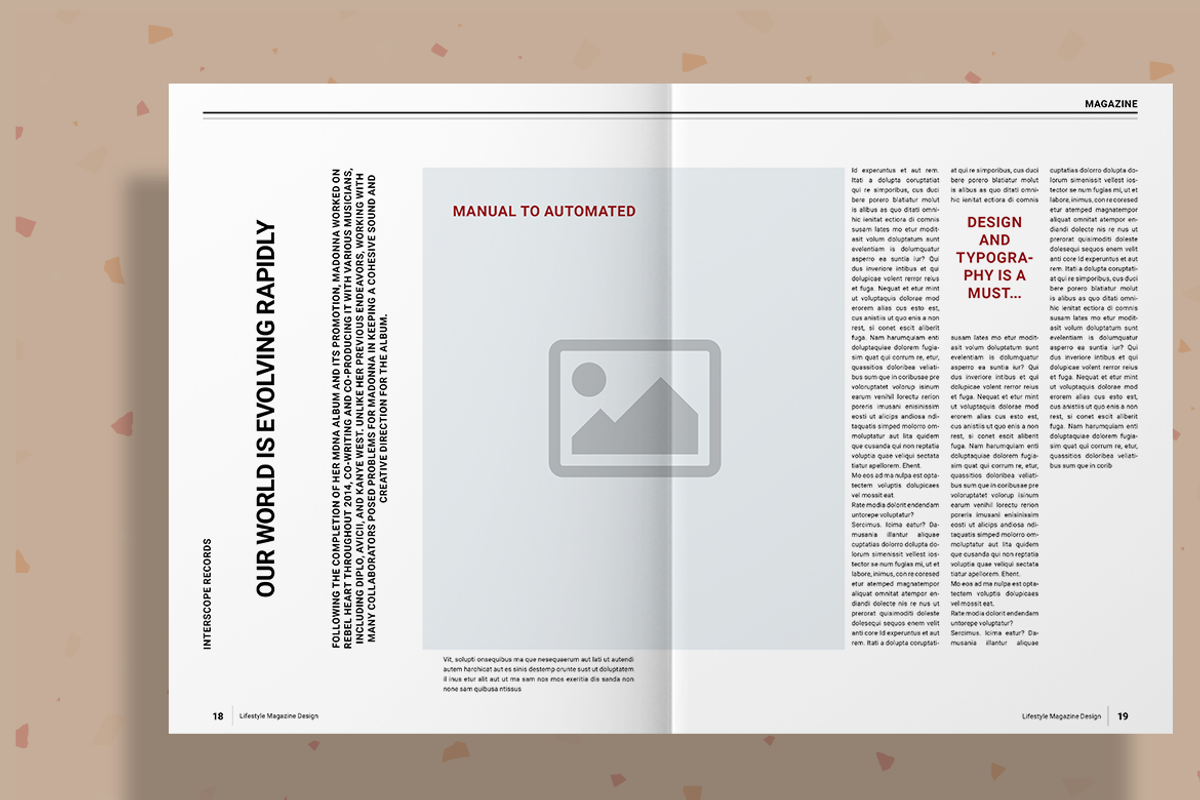 Red Magazine, a Magazine Template by Boris Cupac (Photo 11 of 13)