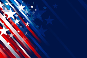 4th of july USA independence day, a Seasonal Illustration by ArtBackground