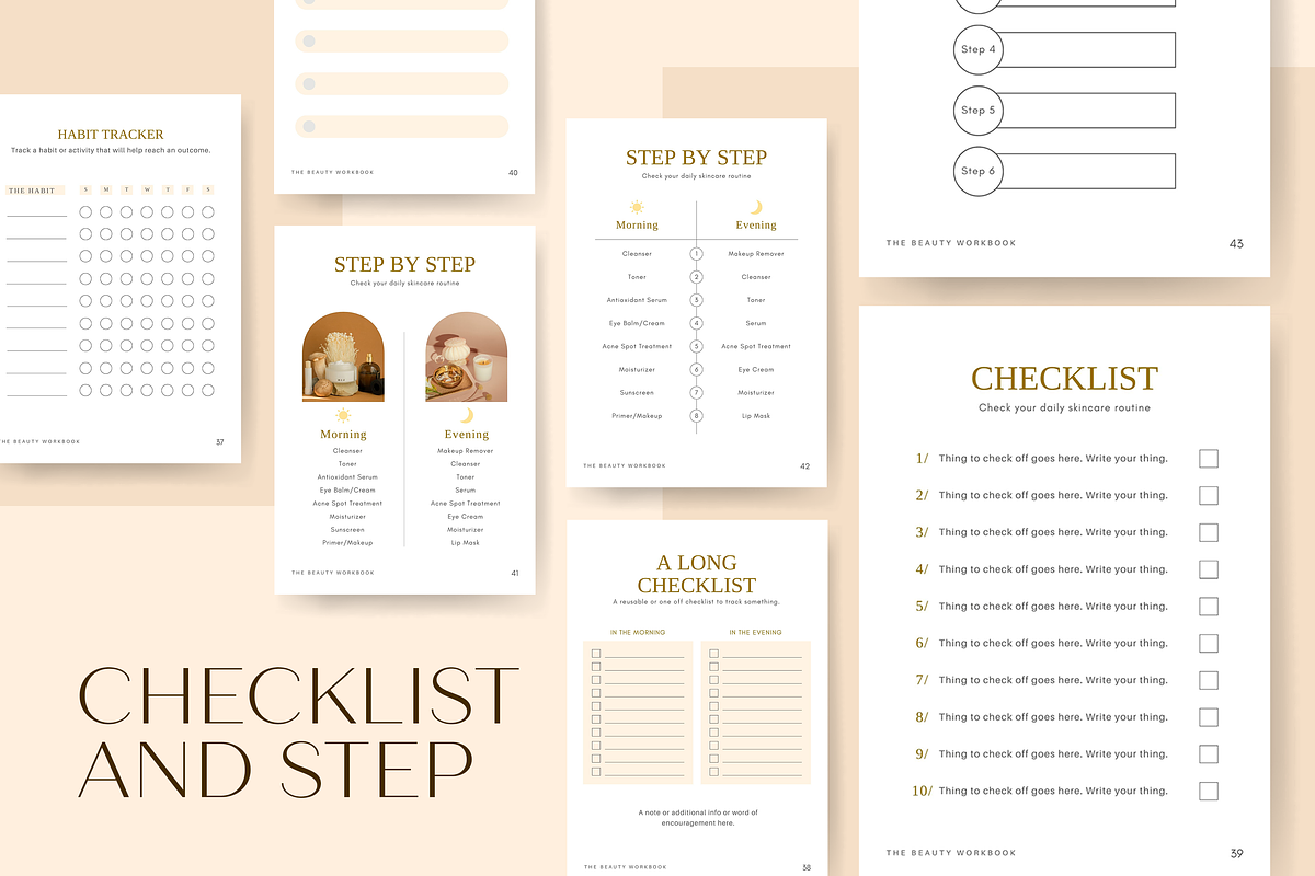 Workbook Beauty Skincare - CANVA, a Templates & Theme by Azruca (Photo 11 of 12)