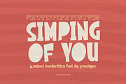 Simping of You | Cutout Handwritten, a Handwritten Font by gracetype_studio (Thumbnail 1 of 12)