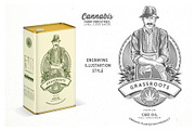 Cannabis Farm Label & logo Badge, a Branding & Logo Template by The Design For Co. (Thumbnail 3 of 6)