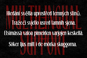 Drevanth - Darkwave Gothic Font, a Font by riff.type (Thumbnail 6 of 10)