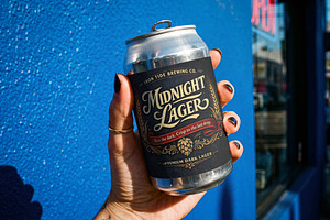 Aluminum Urban Can Mockup, a Packaging Mockup by Designer Dude