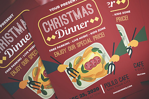 Christmas Dinner Flyer