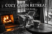 Winter Cabin Serenity | Stock Photo, a Holiday Photo by Aura Canyon HQ (Thumbnail 7 of 15)