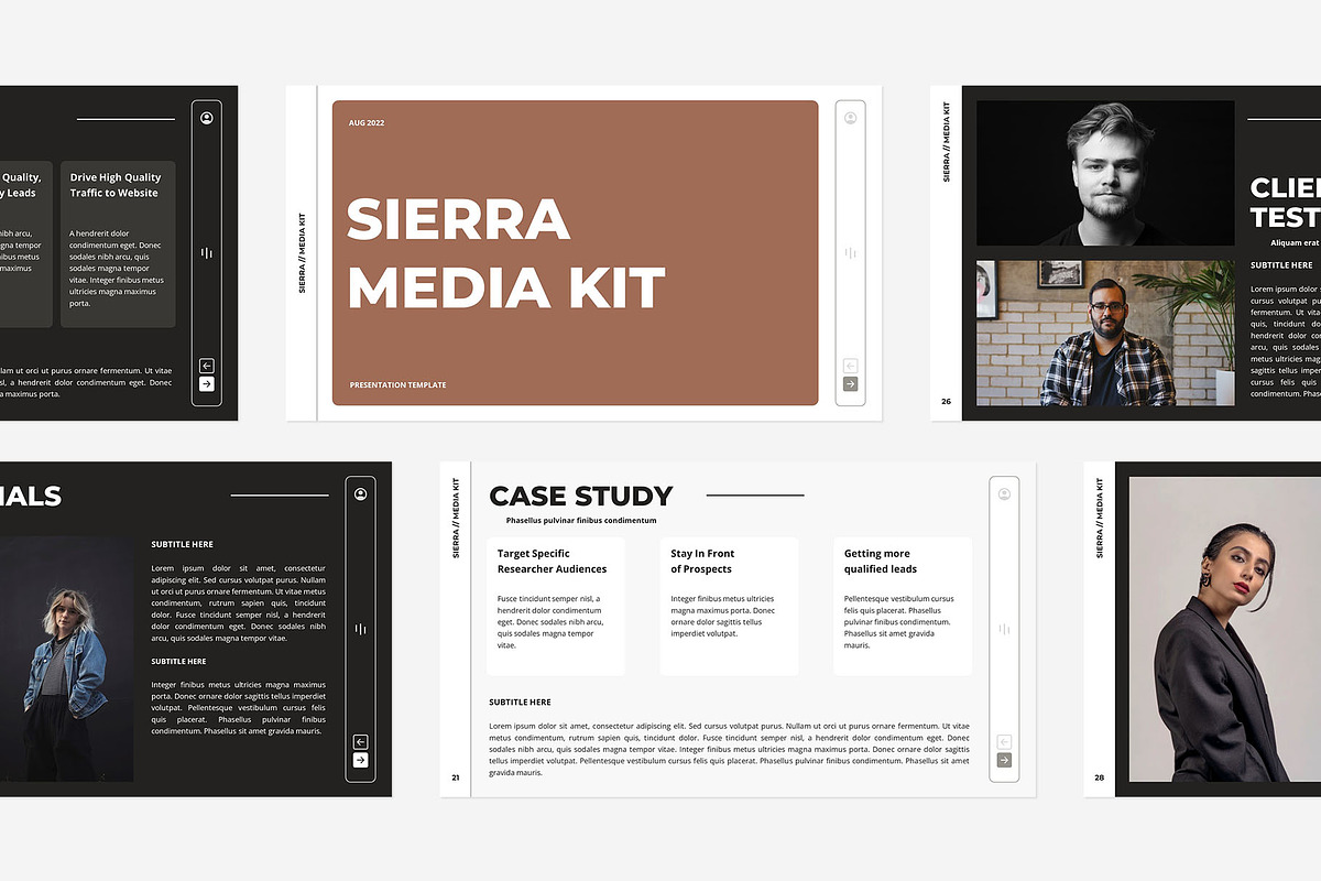Media Kit Keynote Template, a Presentation Template by Gaize (Photo 7 of 10)