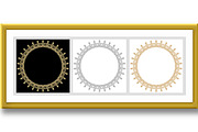 Vintage Big Set of Round Vector, a Decorative Illustration by FineArtStudio (Thumbnail 2 of 3)