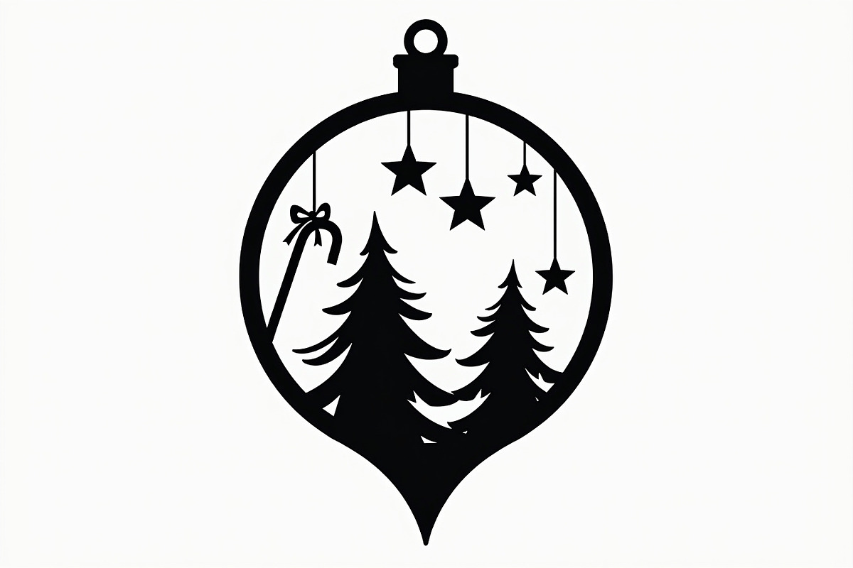Christmas Ornament Laser Cut Bundle, a Graphic by Creativeshirt (Photo 2 of 16)