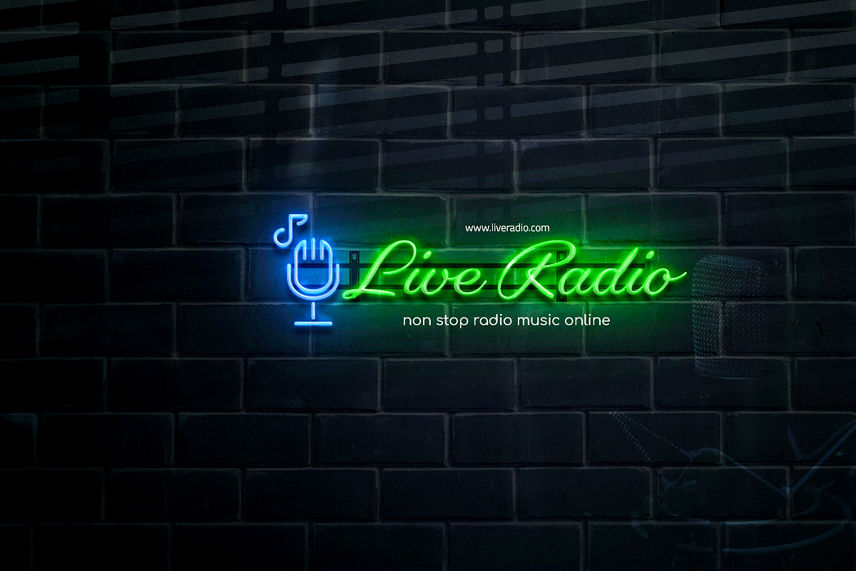 Neon music banner templates set, a Social Media Template by Genestro Shop (Photo 4 of 4)
