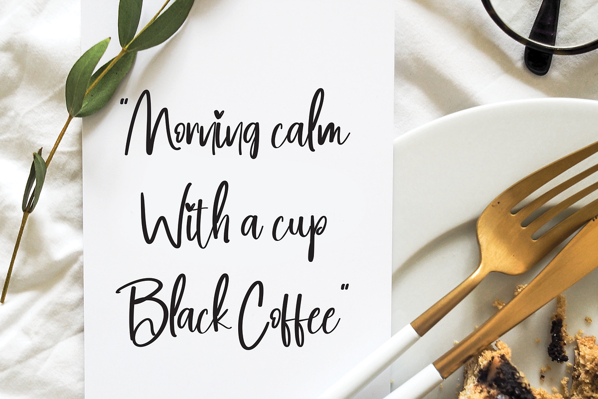 Merry And Bright | Script Font, a Script Font by Scratchones (Photo 8 of 8)