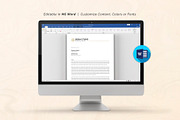 Letterhead, a Stationery Template by DesignDevisers (Thumbnail 9 of 10)
