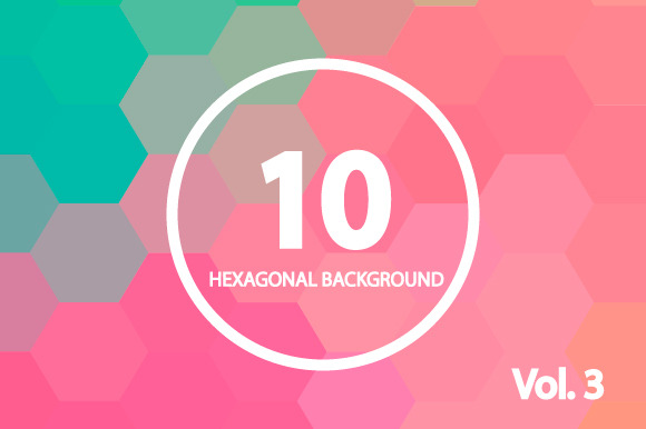 10 Hexagonal Backgrounds. Vol. 3 preview 4
