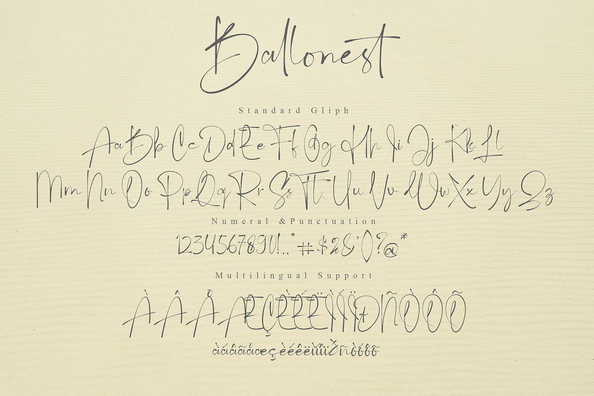 Ballonest | Handwritten Font, a Script Font by Madhaline Studio (Photo 13 of 15)