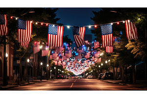 celebration american flag light ai, a Background Photo by pikepicture