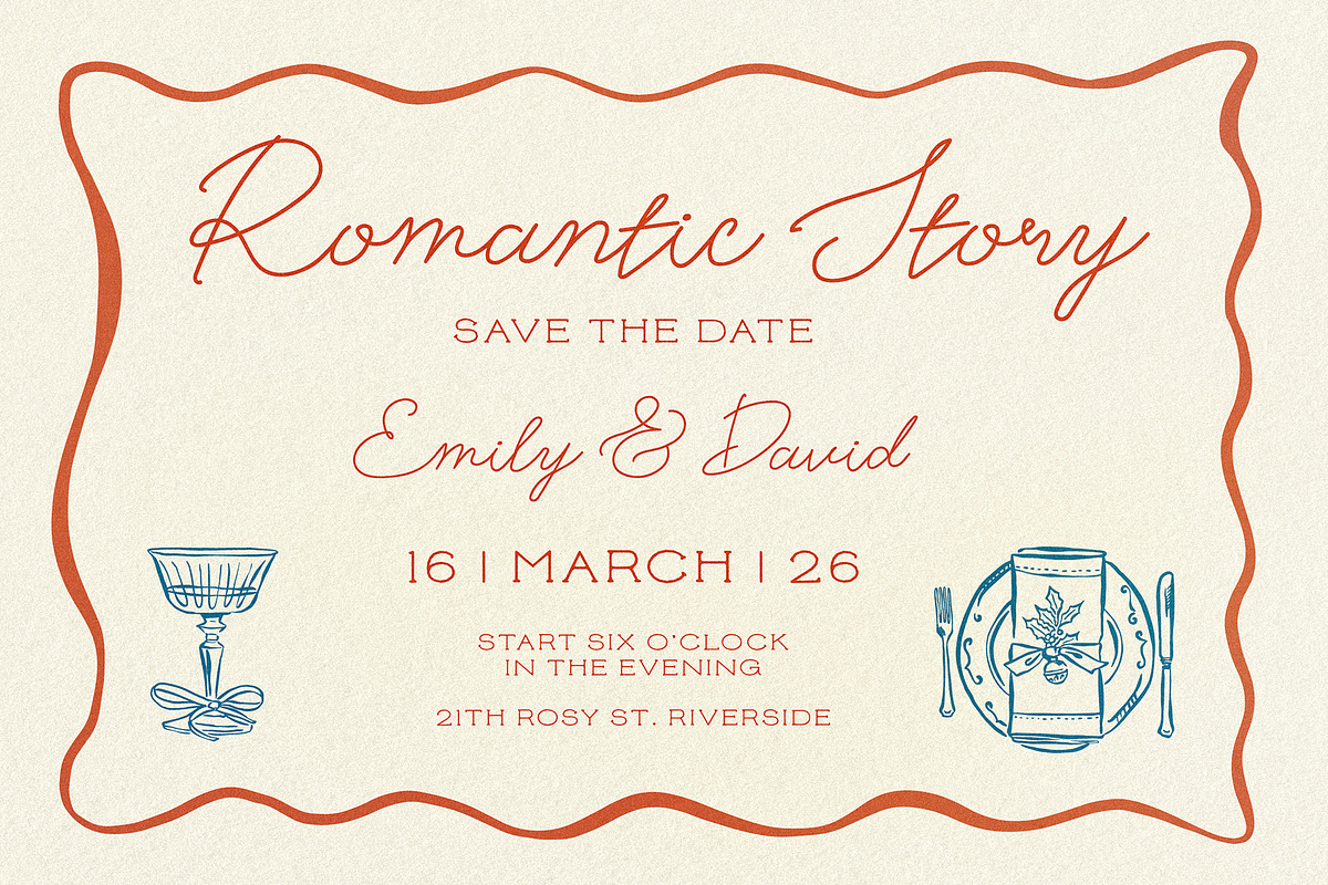 Rosy Cheeks | Romantic font duo, a Handwritten Font by Brandear Design (Photo 3 of 16)