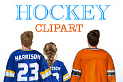 Couple clipart, Hockey clipart, a Person Illustration by Elenbushe (Thumbnail 3 of 3)
