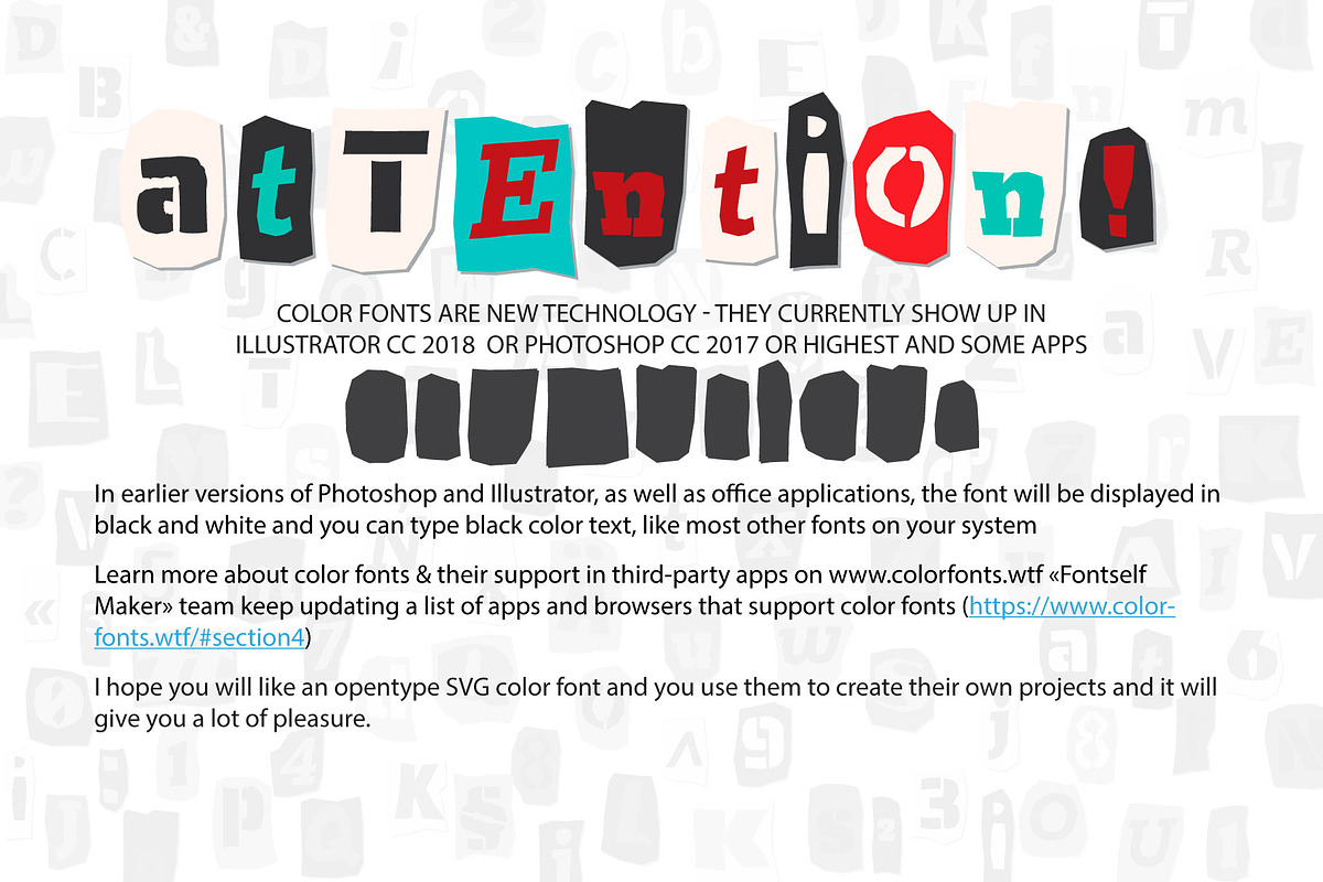 Cut News color font, a Blackletter Font by Zimages (Photo 8 of 9)