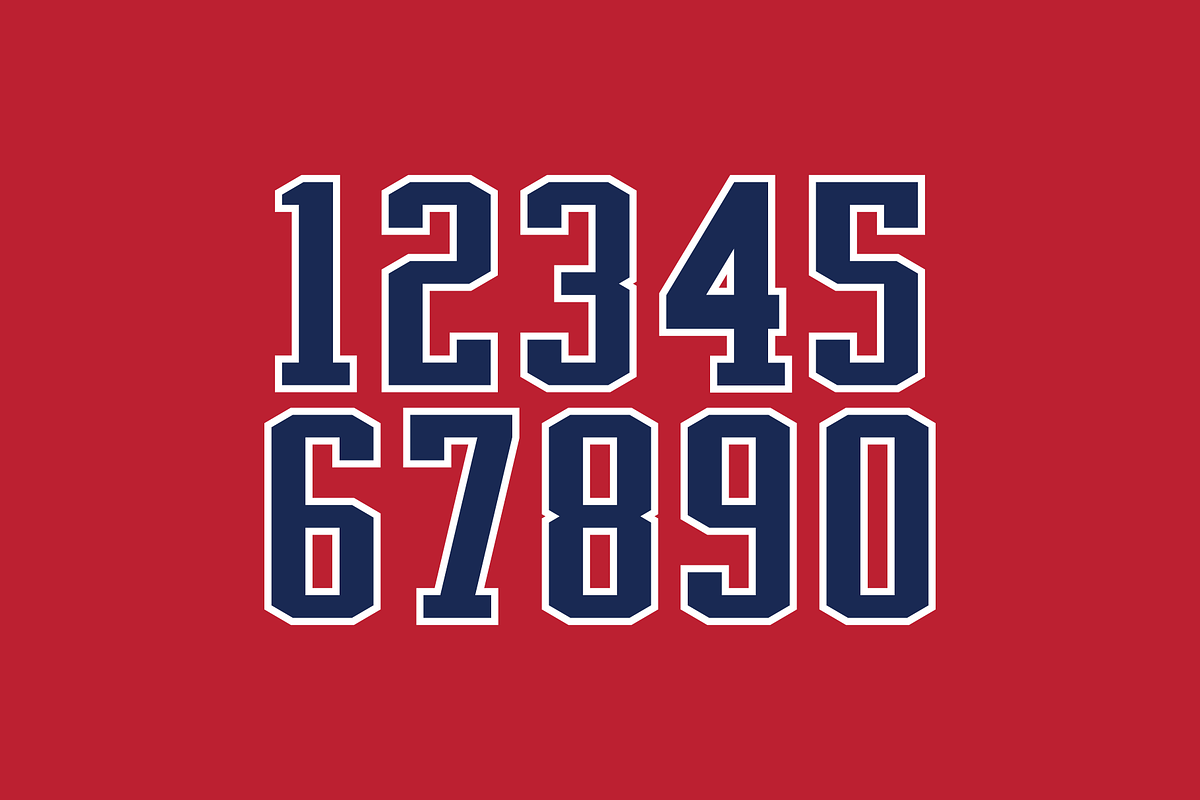 The Franchise Numeral Set preview 4
