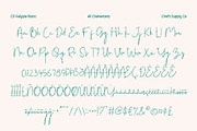 CS Galysia Disco, a Script Font by Craft Supply Co. (Thumbnail 8 of 8)