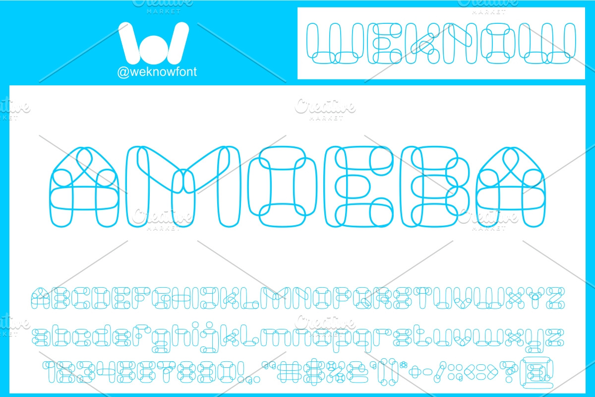 Perfect Cloud font, a Font by weknow (Photo 3 of 8)