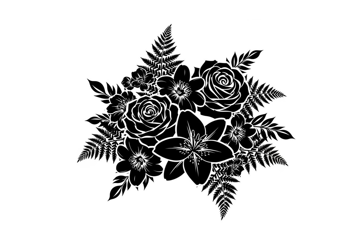 50 Botanical Garden Silhouette bundl, an Illustration by Designs_River (Photo 39 of 51)