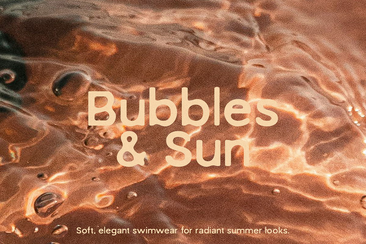 Bikini Bloom - Summer Sans, a Sans Serif Font by Misha Sova (Photo 8 of 12)