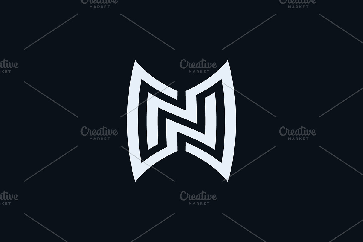 modern letter N logo., a Branding & Logo Template by Rasagama Studio