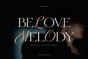 Belove Melody Display Stylish Serif, a Serif Font by BrandSemut (Thumbnail 1 of 10)