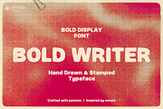 Bold Writer: Chunky Display Font, a Sans Serif Font by SHOOM HOUSE (Thumbnail 1 of 16)