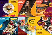 Food Instagram Promotional Template, a Social Media Template by RiveupDigital (Thumbnail 1 of 2)