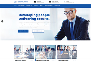 LT Corporation WordPress Theme