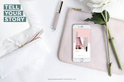 RoseGold Square & Story Templates, a Social Media Template by Andimaginary Creative Co. (Thumbnail 8 of 13)