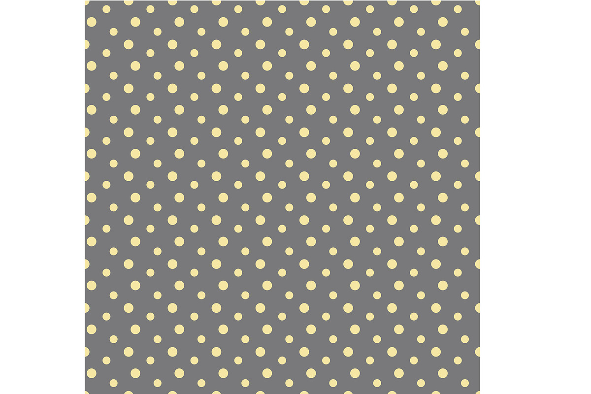 Butter Yellow and Grey Polka Dot, a Pattern Graphic by Sharon Schwalbe (Photo 6 of 6)