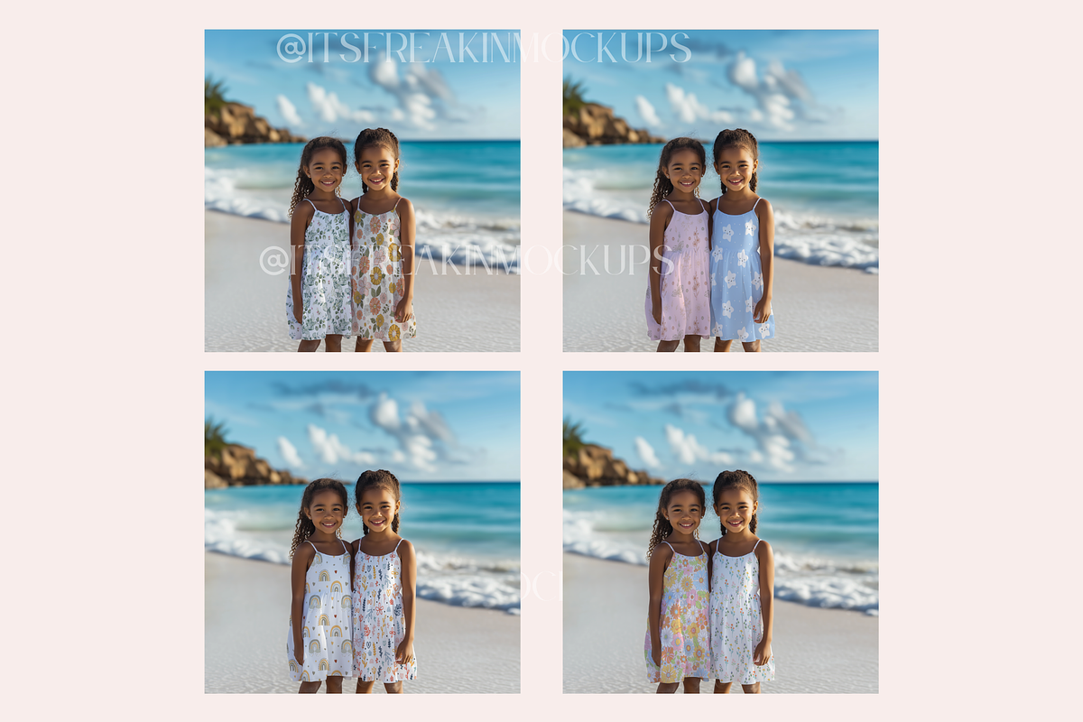 PSD Kids Clothing Mockup Bundle, a Shirt Mockup by ItsFreakinMockups (Photo 3 of 7)