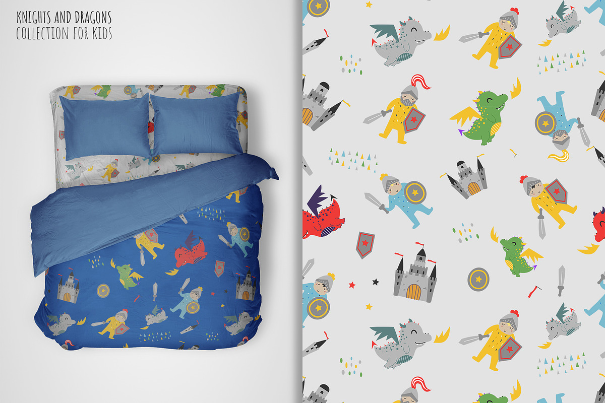 Knights and Dragons Collection, a Graphic by 3Y_Design (Photo 6 of 7)
