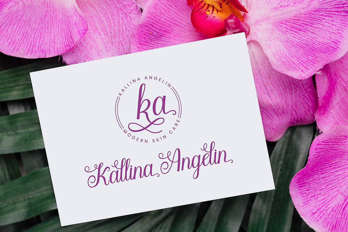 Angella Beauty Srcipt Font, a Script Font by Graphicxell (Photo 2 of 10)