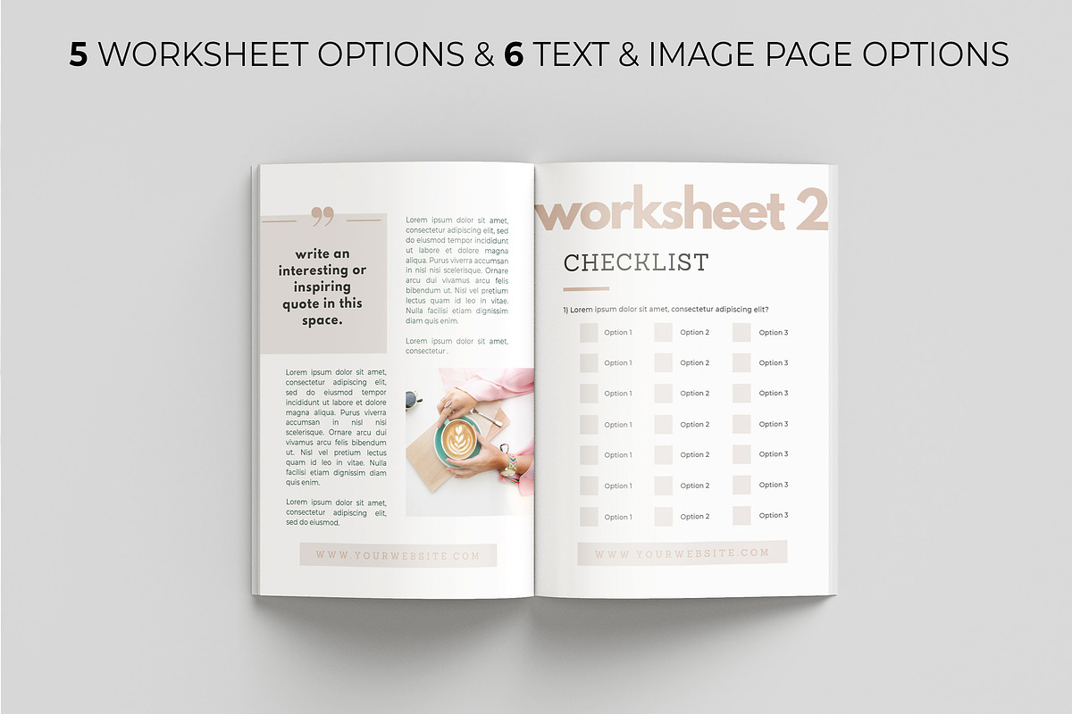Workbook Template for Canva | Blush, a Magazine Template by Thirty One Palms Studio (Photo 7 of 10)