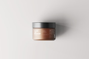 Frosted Amber Glass Jar Mockups, a Packaging Mockup by MockupFree.Net (Thumbnail 6 of 6)