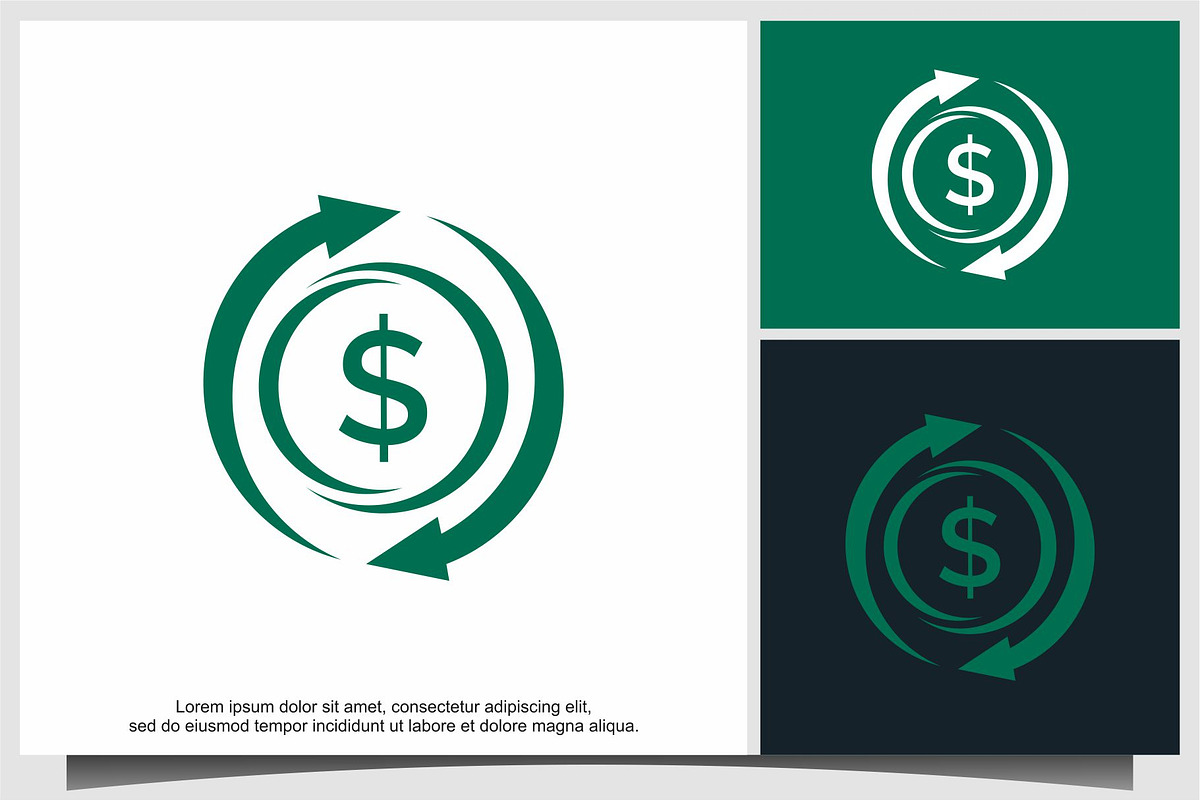 money circulation logo, a Branding & Logo Template by ebinta99