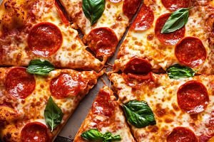 Freshly baked pepperoni pizza, a Food & Drink Photo by MistyDay