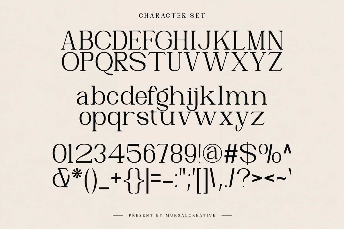 Sendra – Modern Serif Family, a Serif Font by Muksal Creative (Photo 10 of 11)