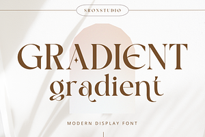 Gradient Modern Display