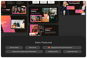 School Yearbook PowerPoint Template, a Presentation Template by Premast (Thumbnail 2 of 4)