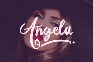 Angela – Beautiful Handwritten Font