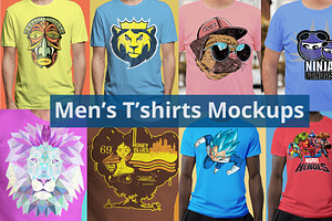 Men T-shirts Mockups